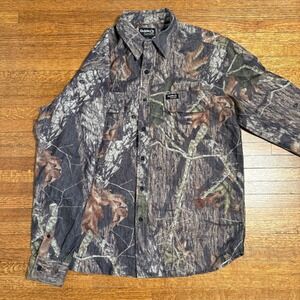 Guide Series Mens Medium Camo Flannel Shirt Button Up Scent Core Hunting‎